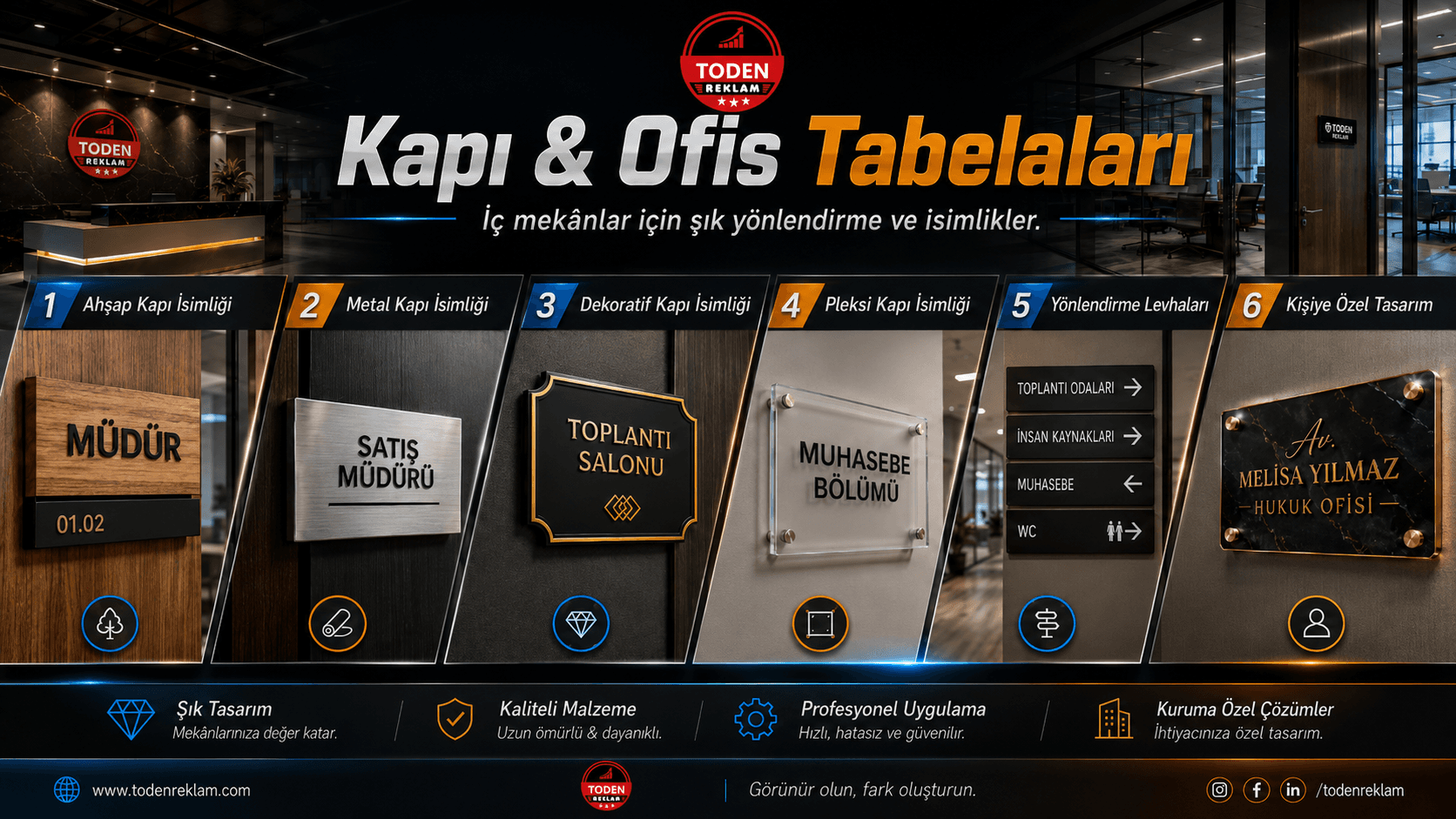 Kapı & Ofis Tabelaları