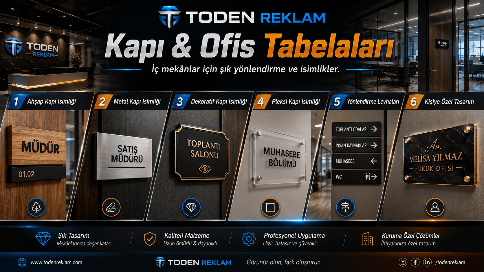 Kapı & Ofis Tabelaları