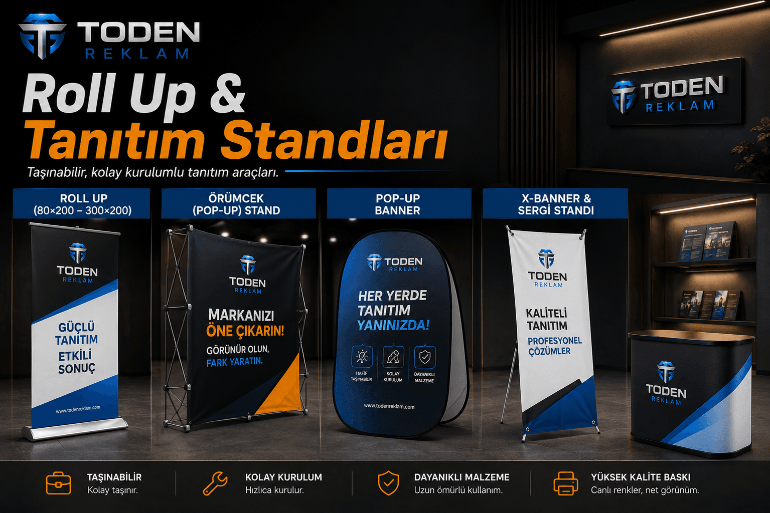 Roll Up & Tanıtım Standları